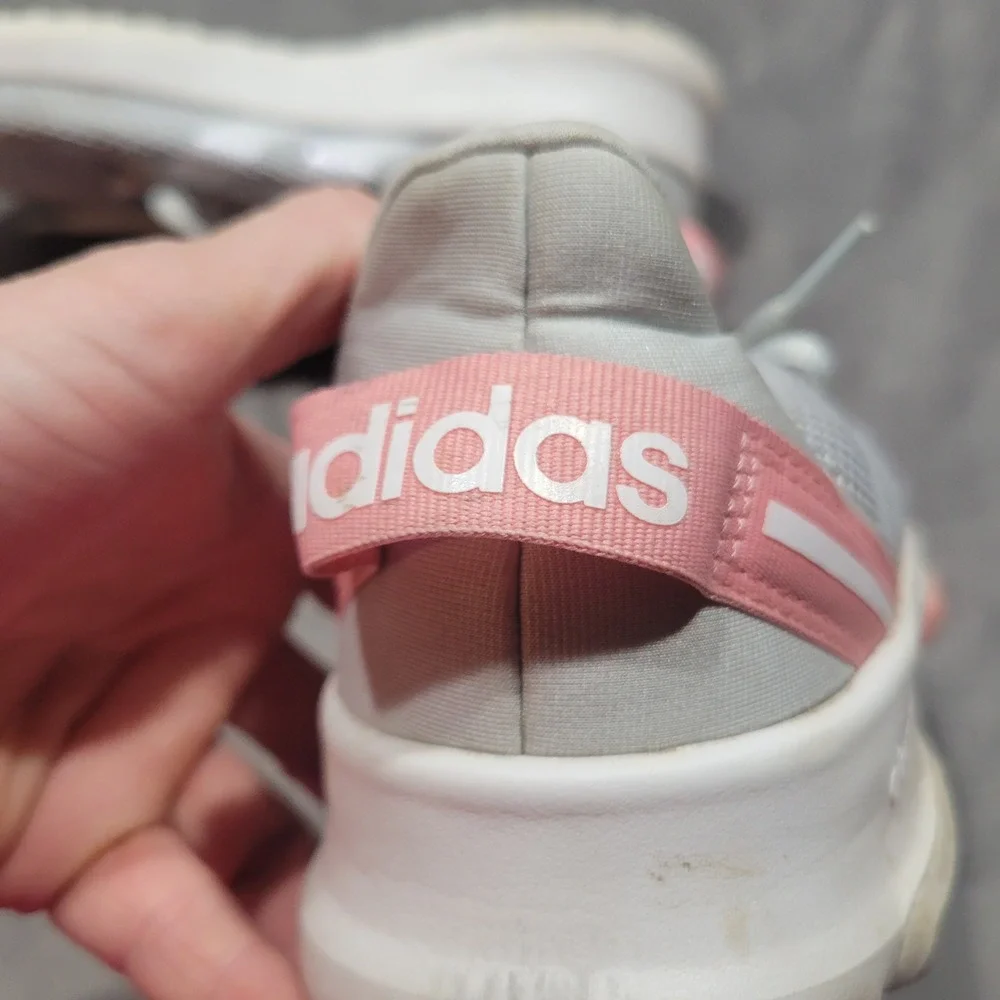 Adidas Racer TR21 Womens Running Shoes Halo Silver Pink GZ5250 Size 5‎